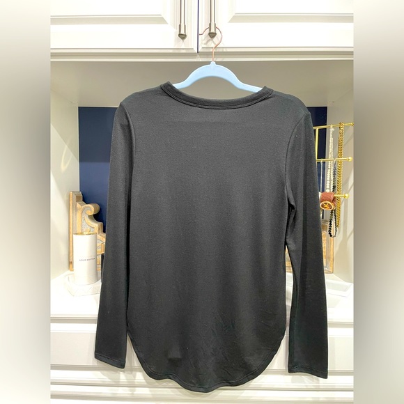 Banana Republic, small, petite blouse, Black light weight new with tags … - Picture 2 of 5